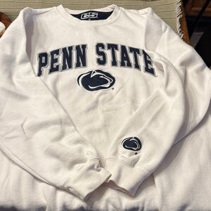 Penn State White Logo Crewneck Sweatshirt - Women
